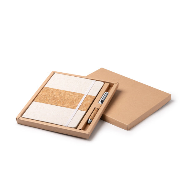 Set ballpen/notebook BERET