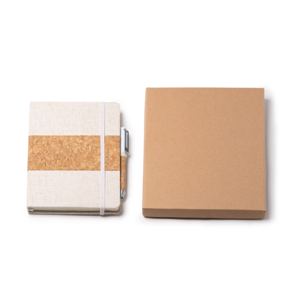Set ballpen/notebook BERET