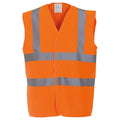 Lucketts Hi-Viz 2-band-and-braces Waistcoat [HVW100]