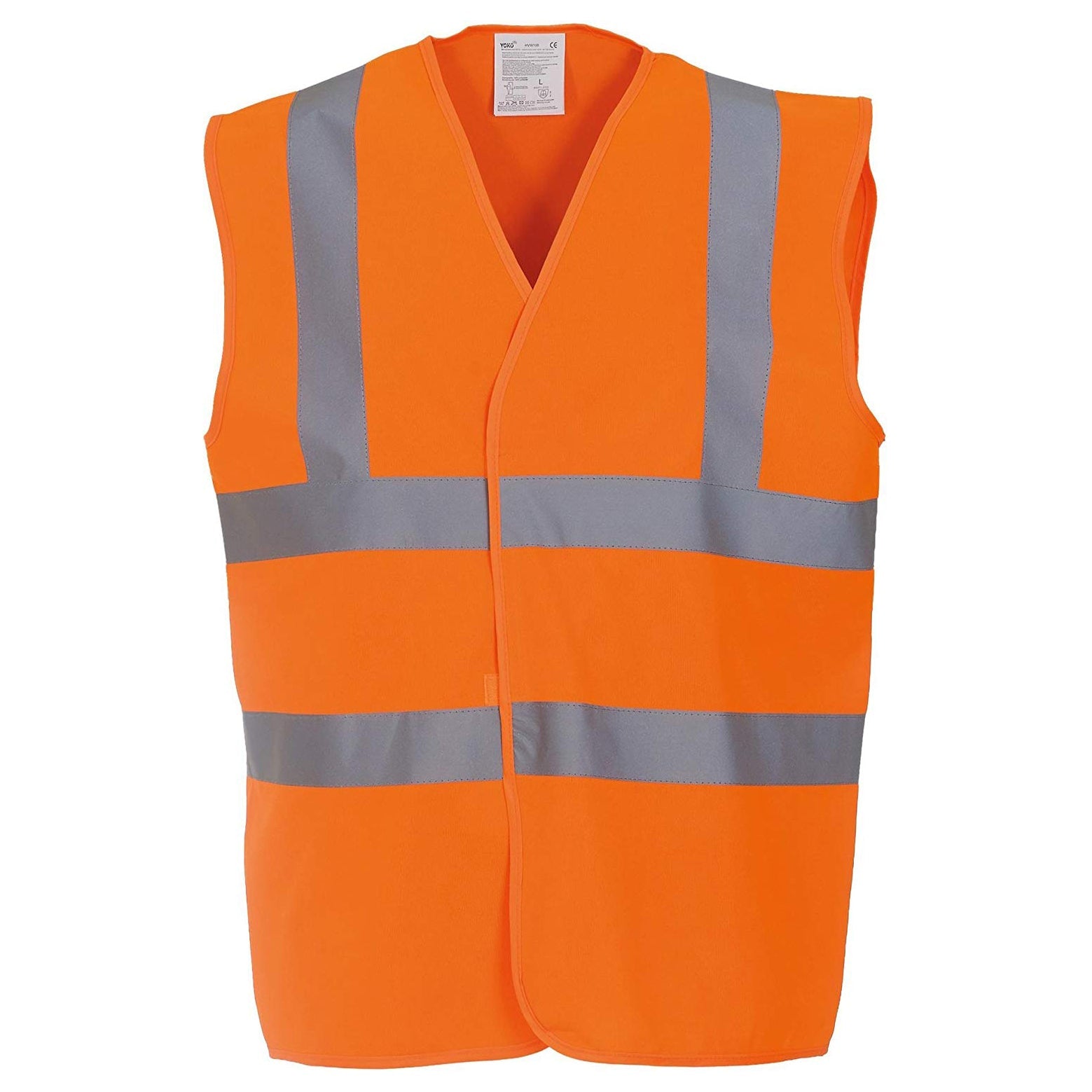 Lucketts Hi-Viz 2-band-and-braces Waistcoat [HVW100]