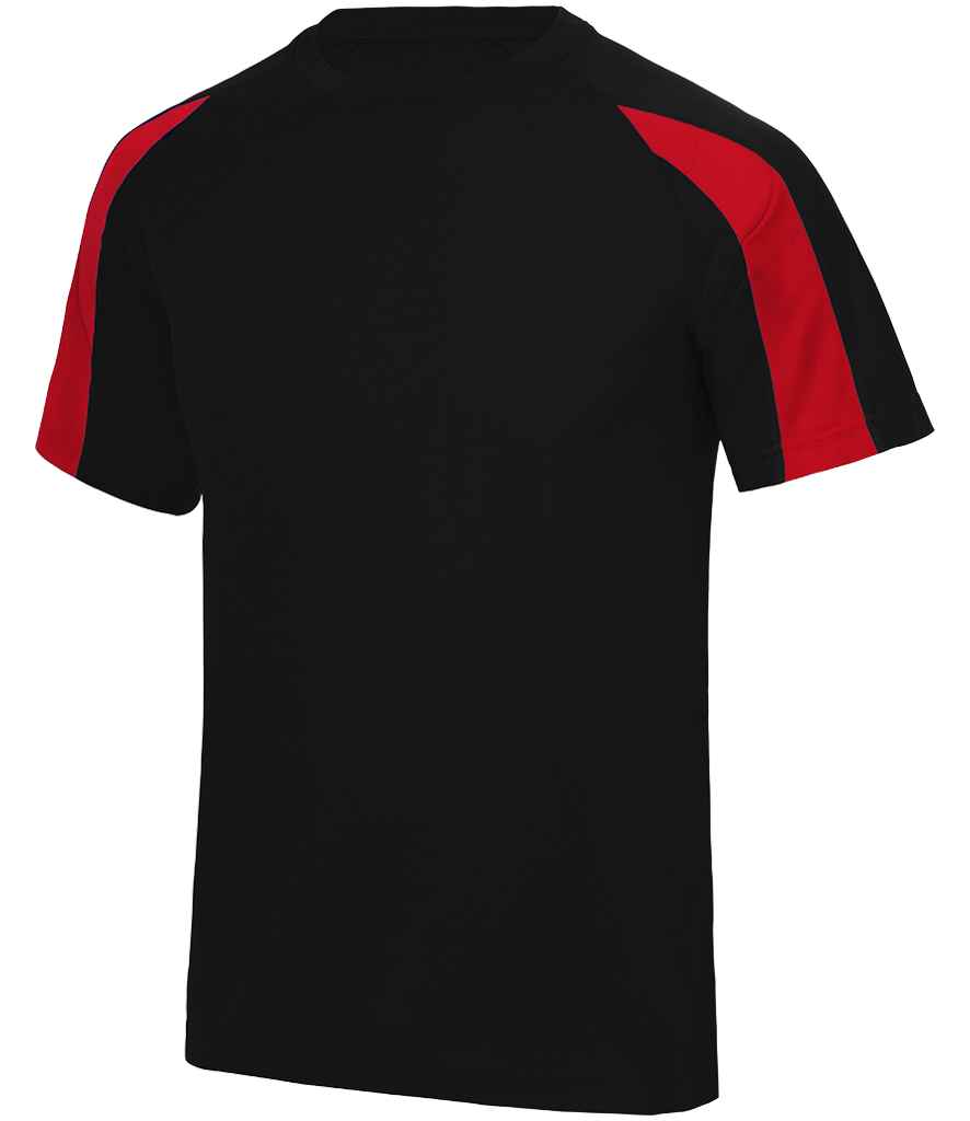 JC003B Arctic White/Fire Red Front