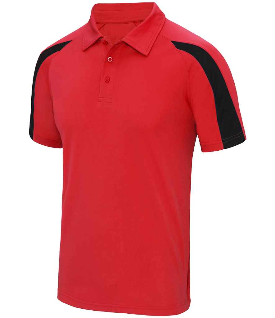 JC043 Arctic White/Fire Red Front