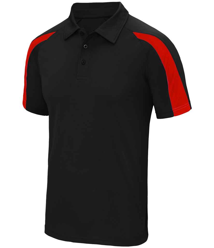 JC043 Arctic White/Fire Red Front
