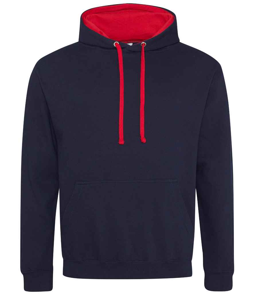 JH003 Arctic White/French Navy Front