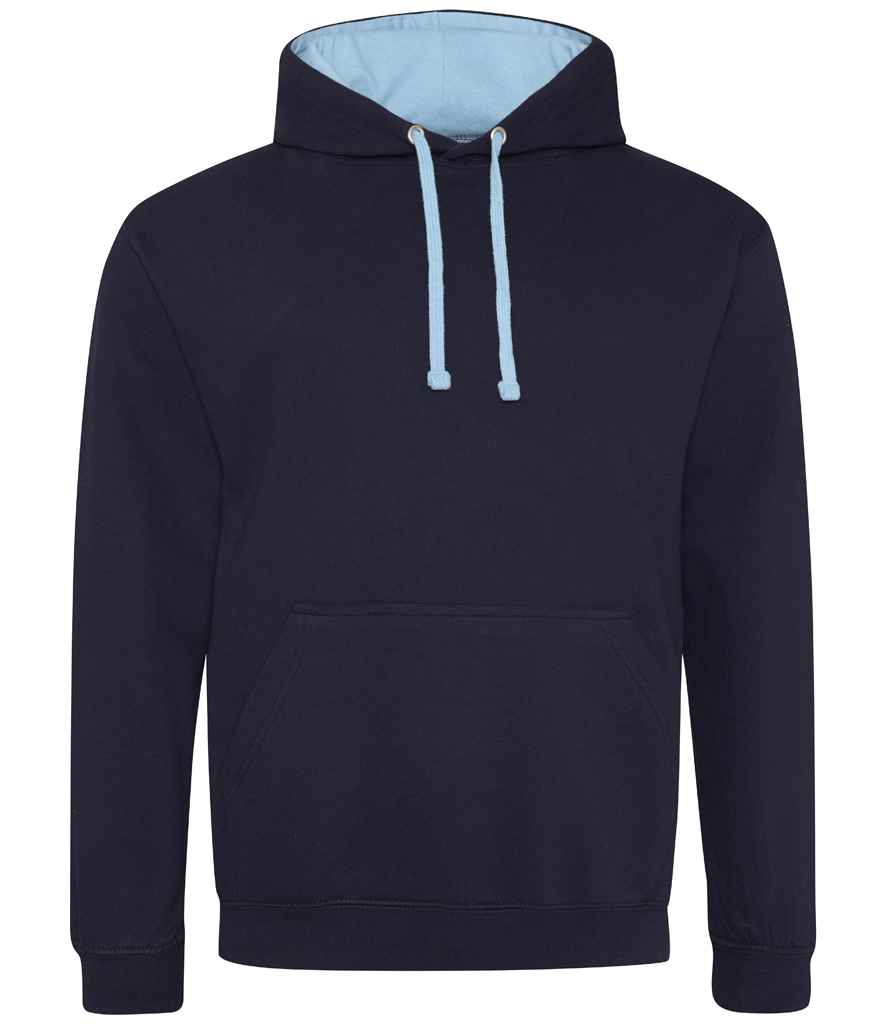 JH003 Arctic White/French Navy Front