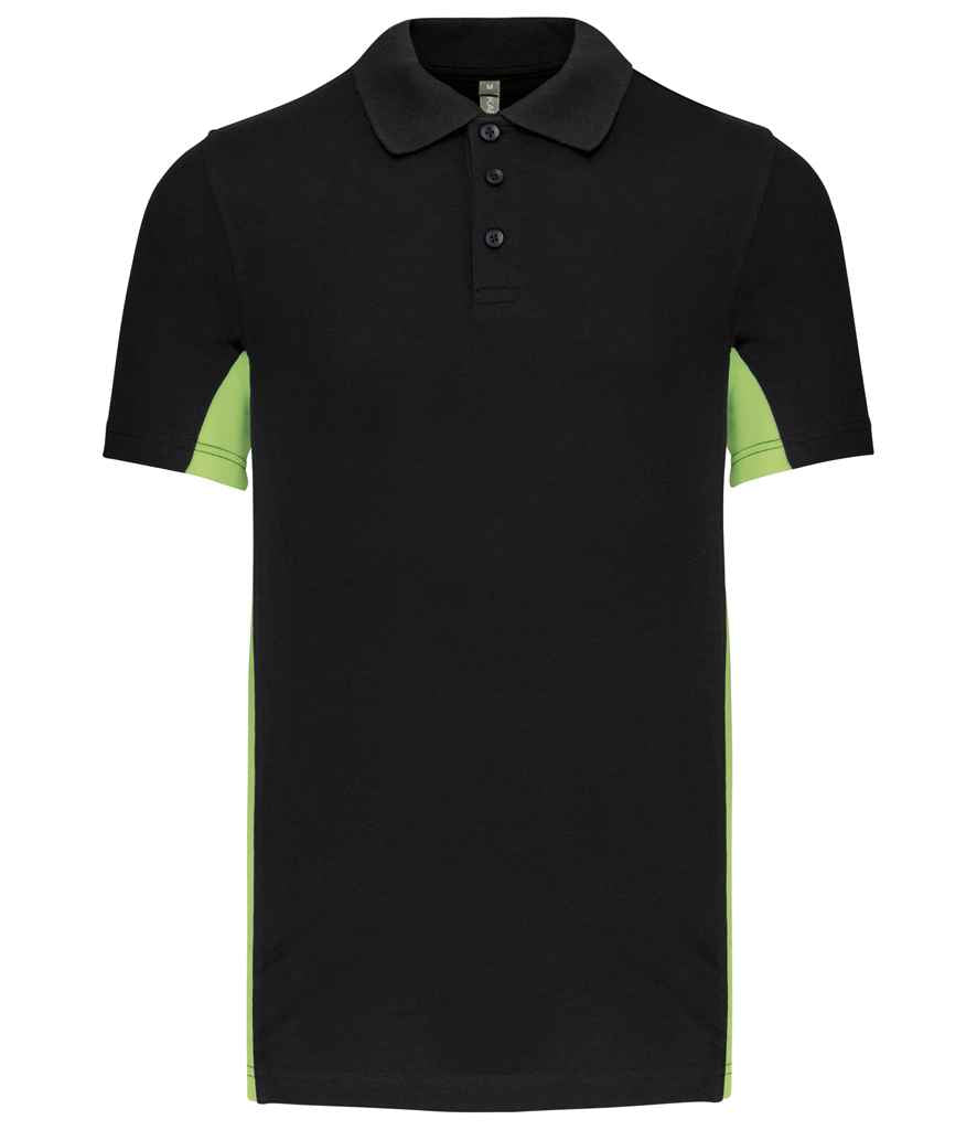 KB232 Black/Lime Green Front