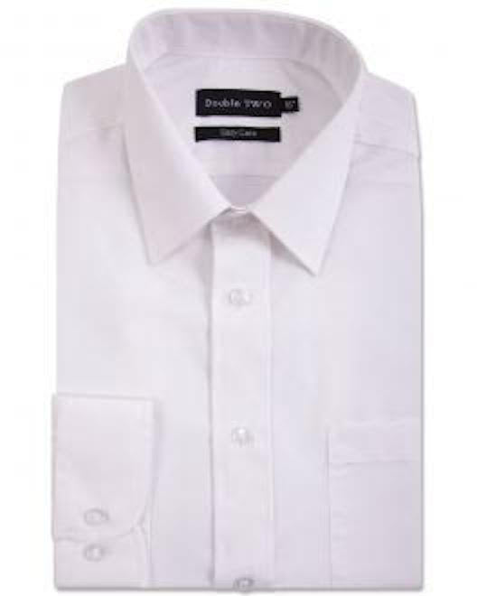 Lucketts Men's 'Extra Tall' Long Sleeve White Shirt [OS224 A]